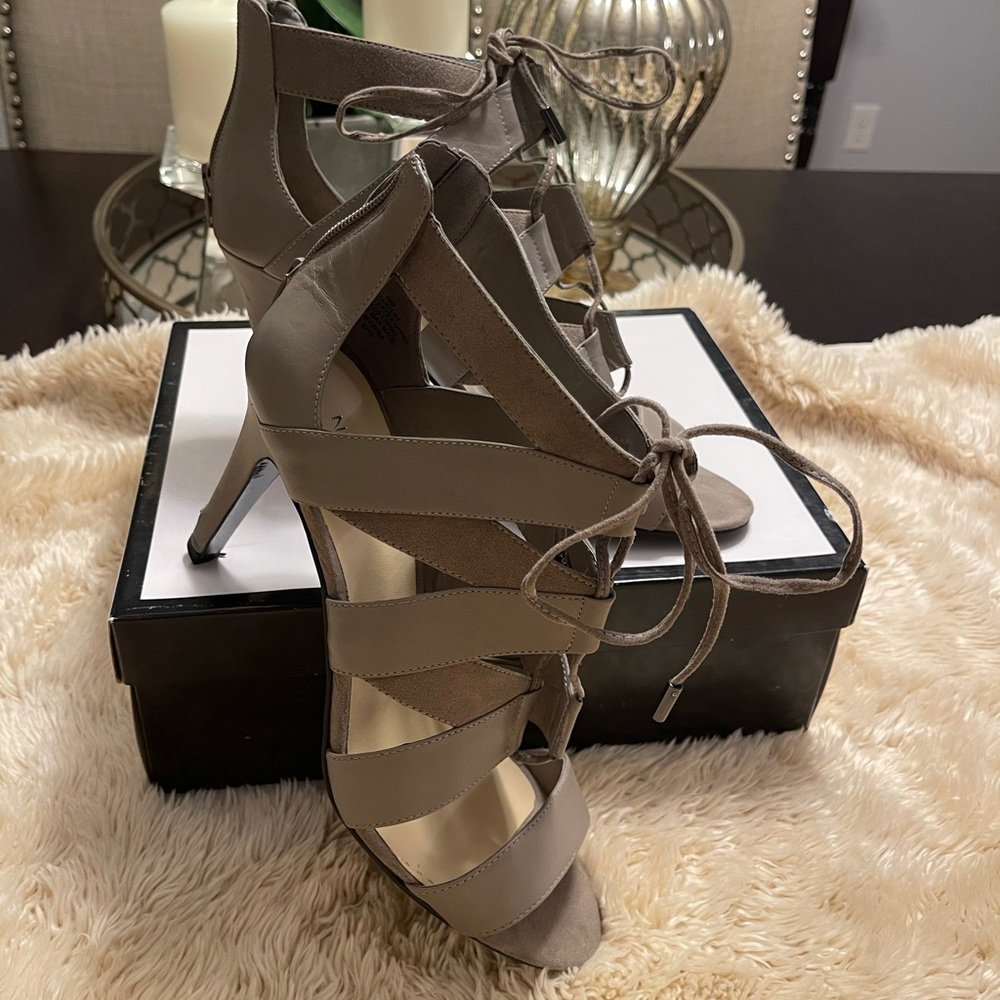 Grey sandals